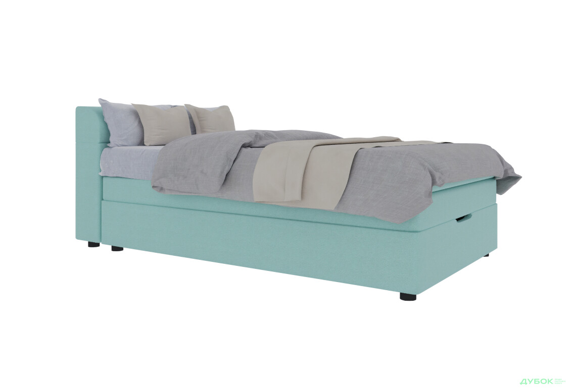Ліжко-подіум UMa Інфанта 140х200 см підйомне, зелено-блакитне (Soro 34)