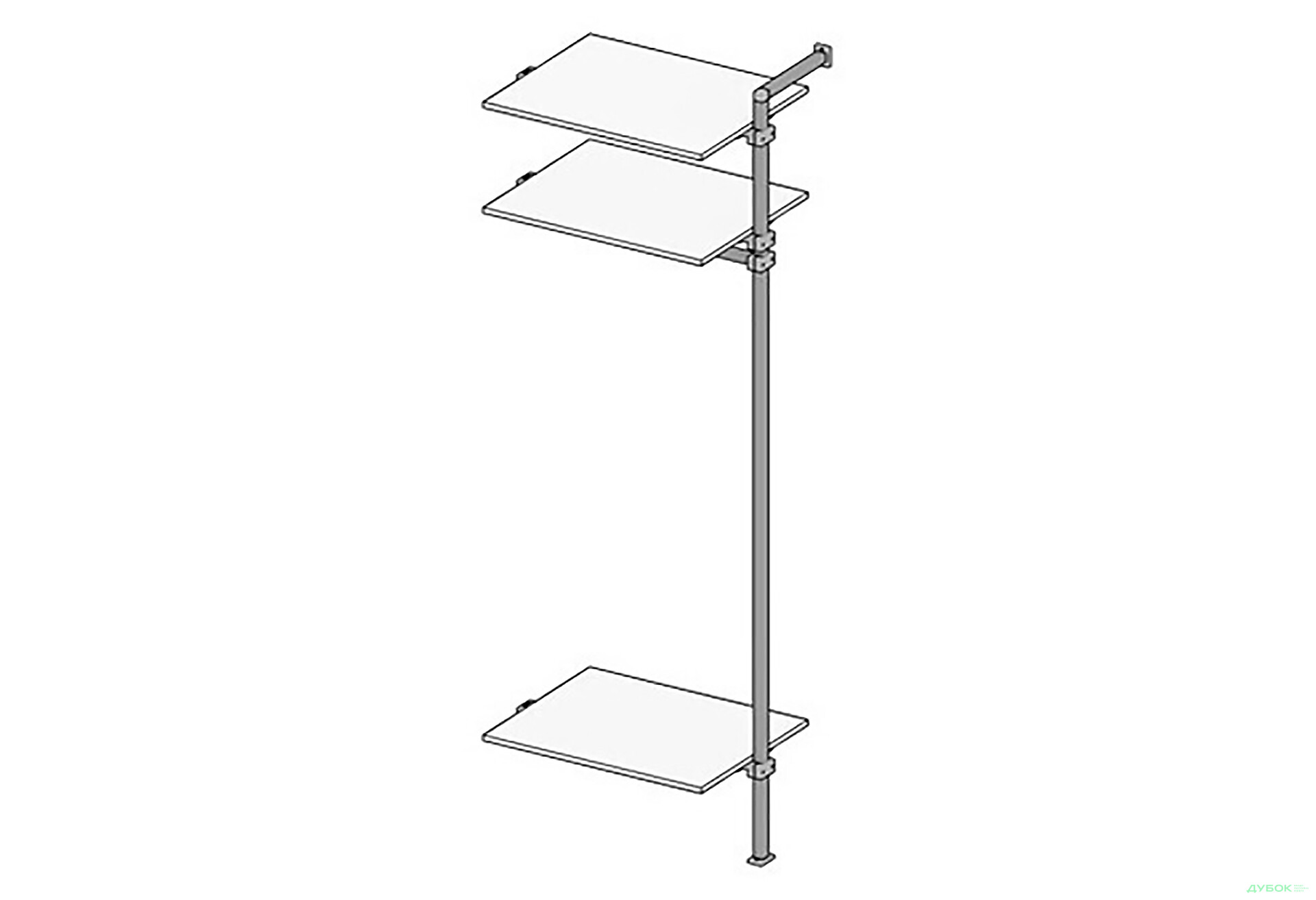 Изображение 1 - Модуль G-6 (642 пт) BR Гардеробная система ІІ Vip-Master Вип-Мастер