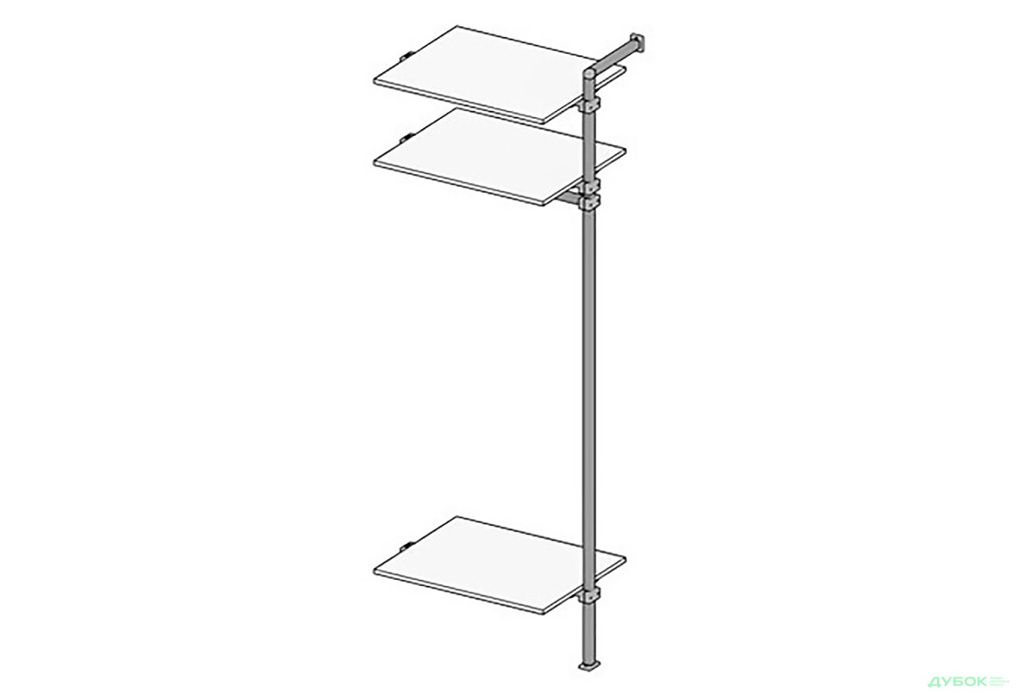 Модуль G-6 (642 пт) BR Гардеробная система ІІ Vip-Master Вип-Мастер