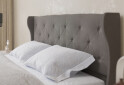 Фото 6 - Ліжко-подіум UMa Жасмін 140х200 см підйомне, сіро-коричневе (Fancy 96)