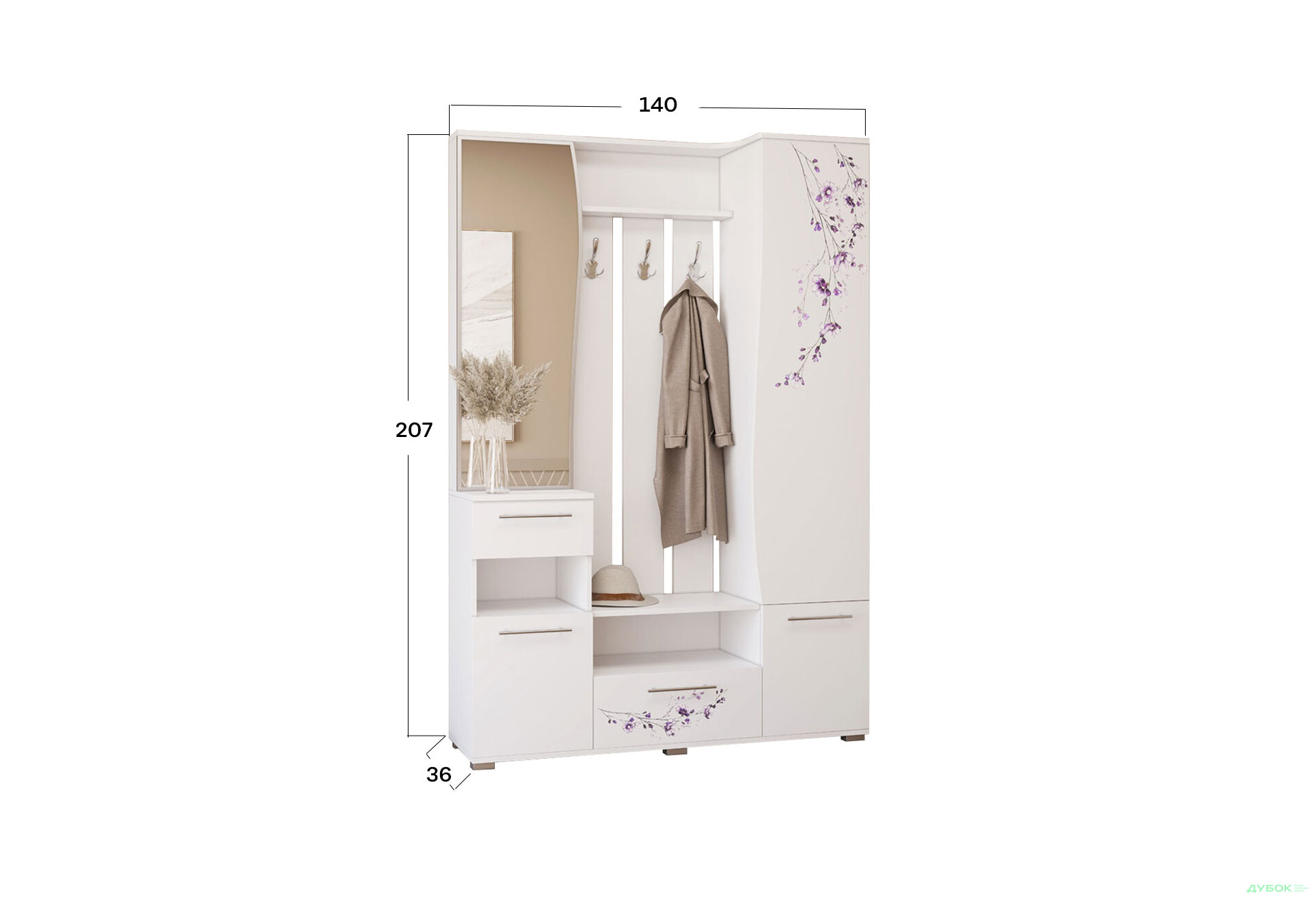 Передпокій Евіта Світ Меблів - Зображення 2 Зображення 2 - Передпокій Евіта Світ Меблів