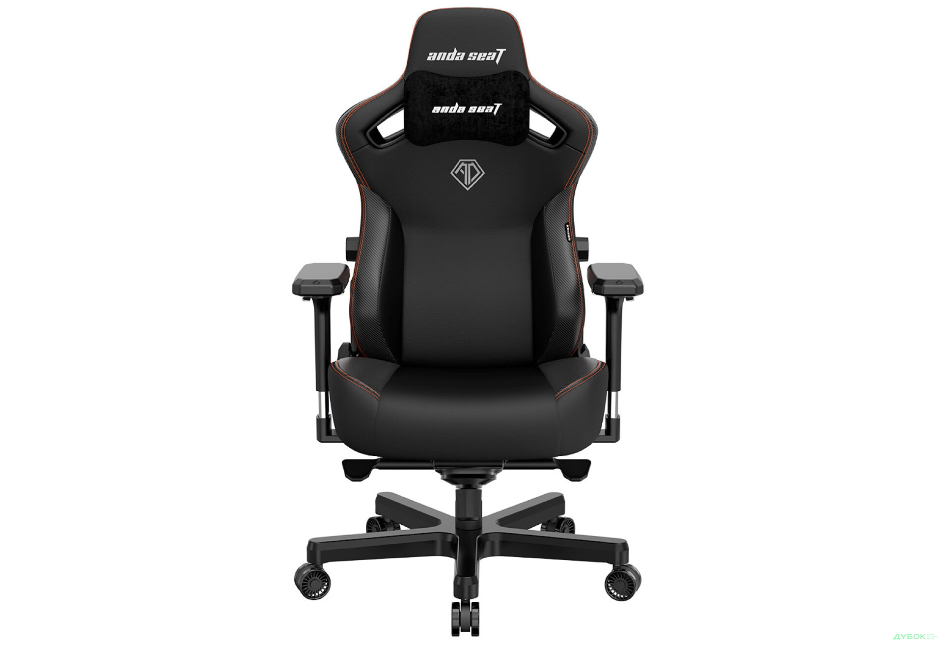 Фото 1 - Комп'ютерне крісло Anda Seat Kaiser 3 72x57x136 см ігрове, чорне