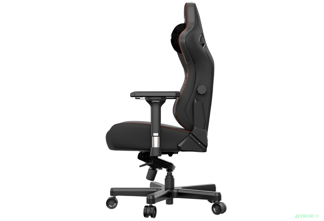 Фото 5 - Комп'ютерне крісло Anda Seat Kaiser 3 72x57x136 см ігрове, чорне