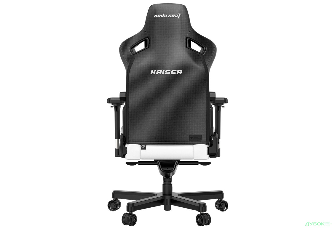 Зображення 3 - Комп'ютерне крісло Anda Seat Kaiser 3 72x57x136 см ігрове, біле