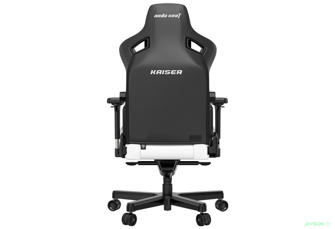 Фото 3 - Комп'ютерне крісло Anda Seat Kaiser 3 72x57x136 см ігрове, біле