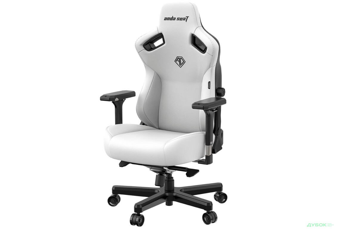 Зображення 5 - Комп'ютерне крісло Anda Seat Kaiser 3 72x57x136 см ігрове, біле