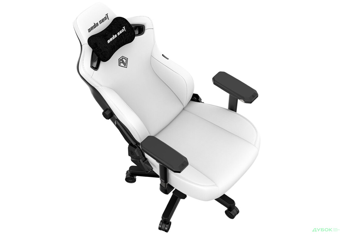Фото 10 - Комп'ютерне крісло Anda Seat Kaiser 3 72x57x136 см ігрове, біле