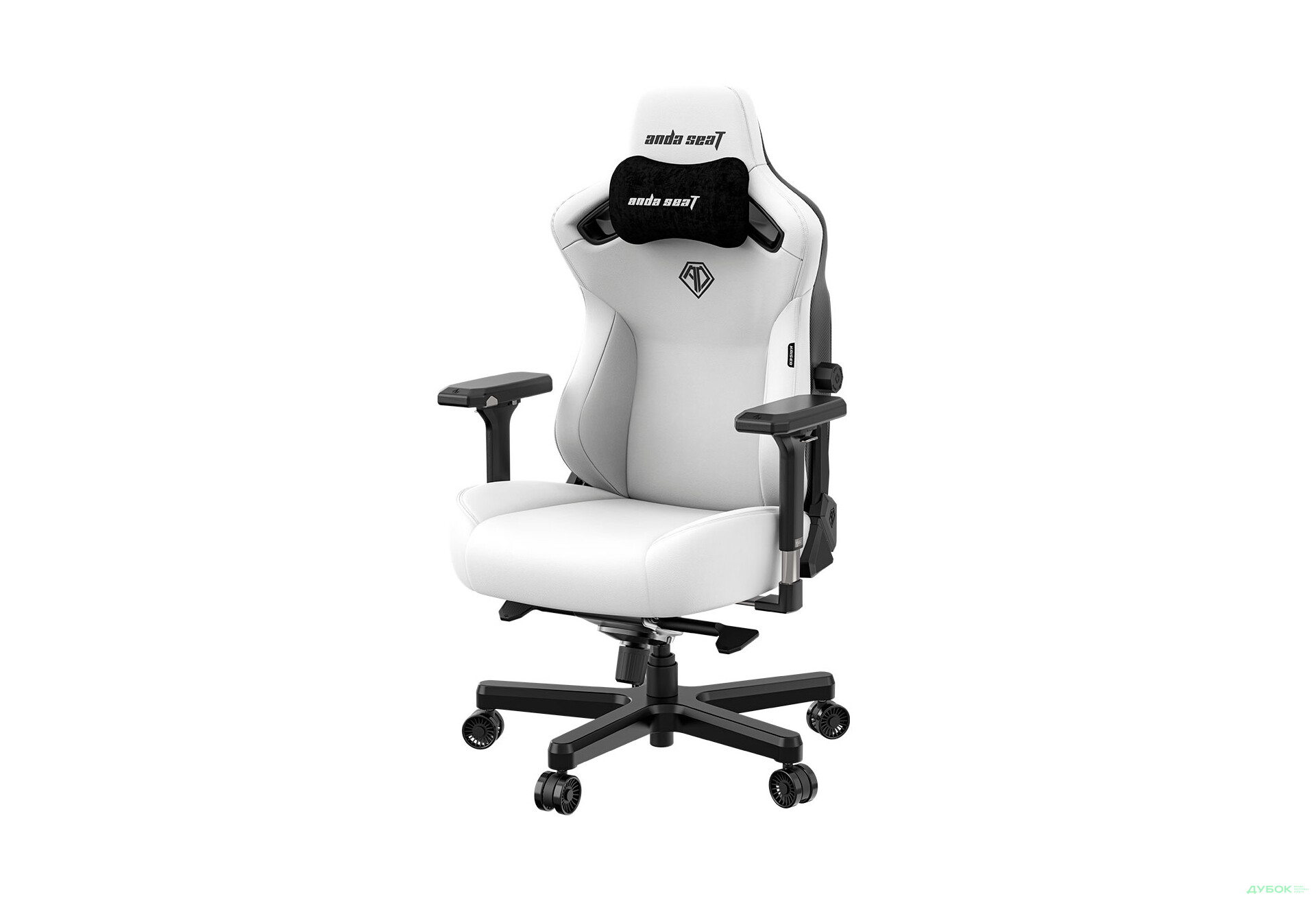 Зображення 4 - Комп'ютерне крісло Anda Seat Kaiser 3 72x57x136 см ігрове, біле