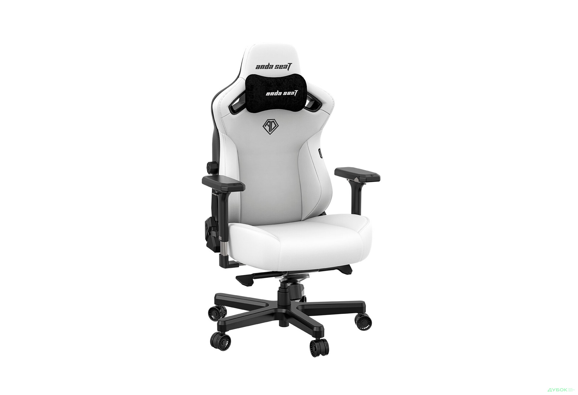 Зображення 6 - Комп'ютерне крісло Anda Seat Kaiser 3 72x57x136 см ігрове, біле