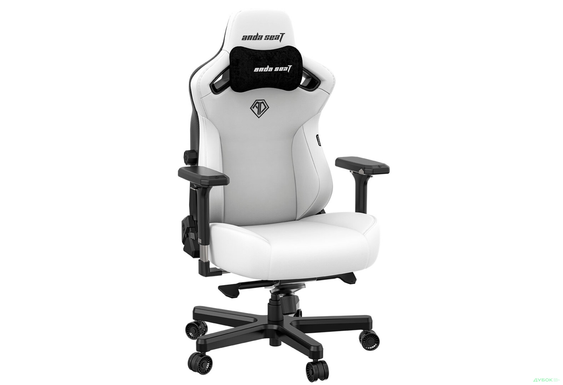 Фото 6 - Комп'ютерне крісло Anda Seat Kaiser 3 72x57x136 см ігрове, біле