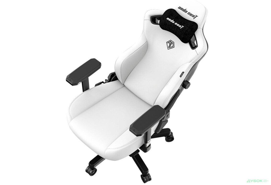 Зображення 9 - Комп'ютерне крісло Anda Seat Kaiser 3 72x57x136 см ігрове, біле