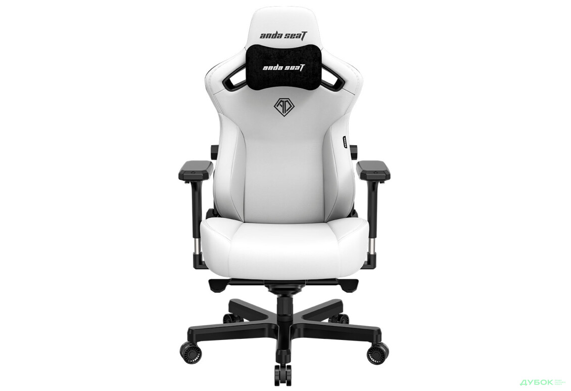 Комп'ютерне крісло Anda Seat Kaiser 3 72x57x136 см ігрове, біле