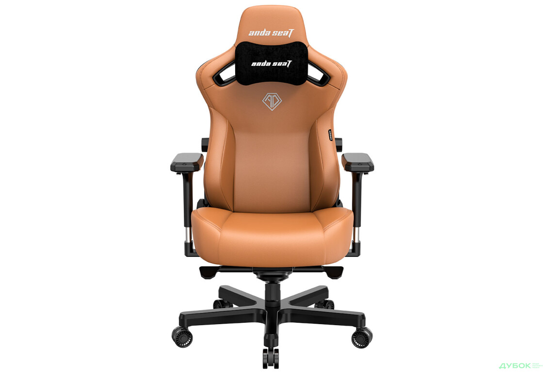 Комп'ютерне крісло Anda Seat Kaiser 3 72x57x136 см ігрове, коричневе