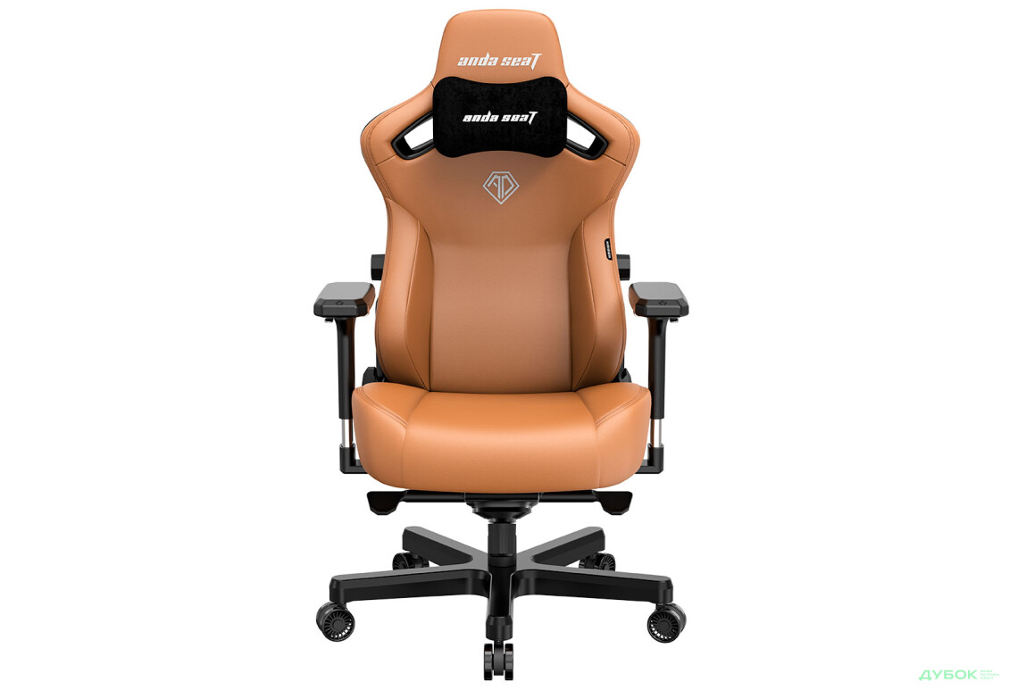 Компьютерное кресло Anda Seat Kaiser 3 72x57x136 см игровое, коричневое