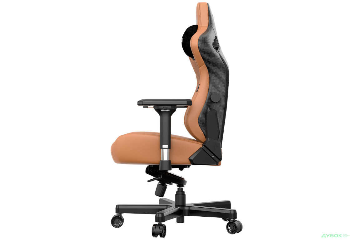 Зображення 6 - Комп'ютерне крісло Anda Seat Kaiser 3 72x57x136 см ігрове, коричневе