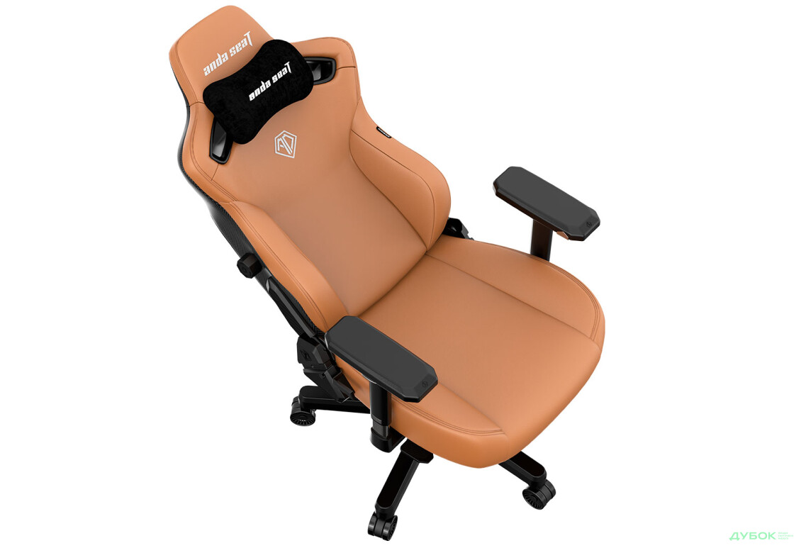 Фото 8 - Комп'ютерне крісло Anda Seat Kaiser 3 72x57x136 см ігрове, коричневе