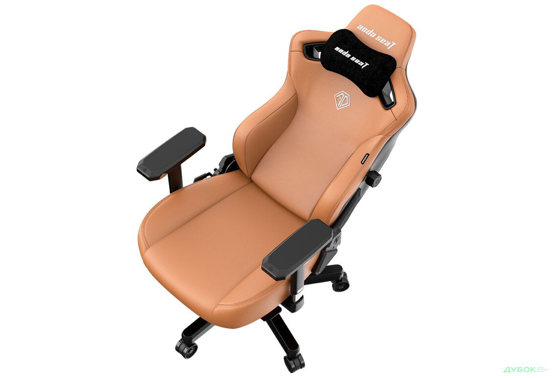 Зображення 9 - Комп'ютерне крісло Anda Seat Kaiser 3 72x57x136 см ігрове, коричневе