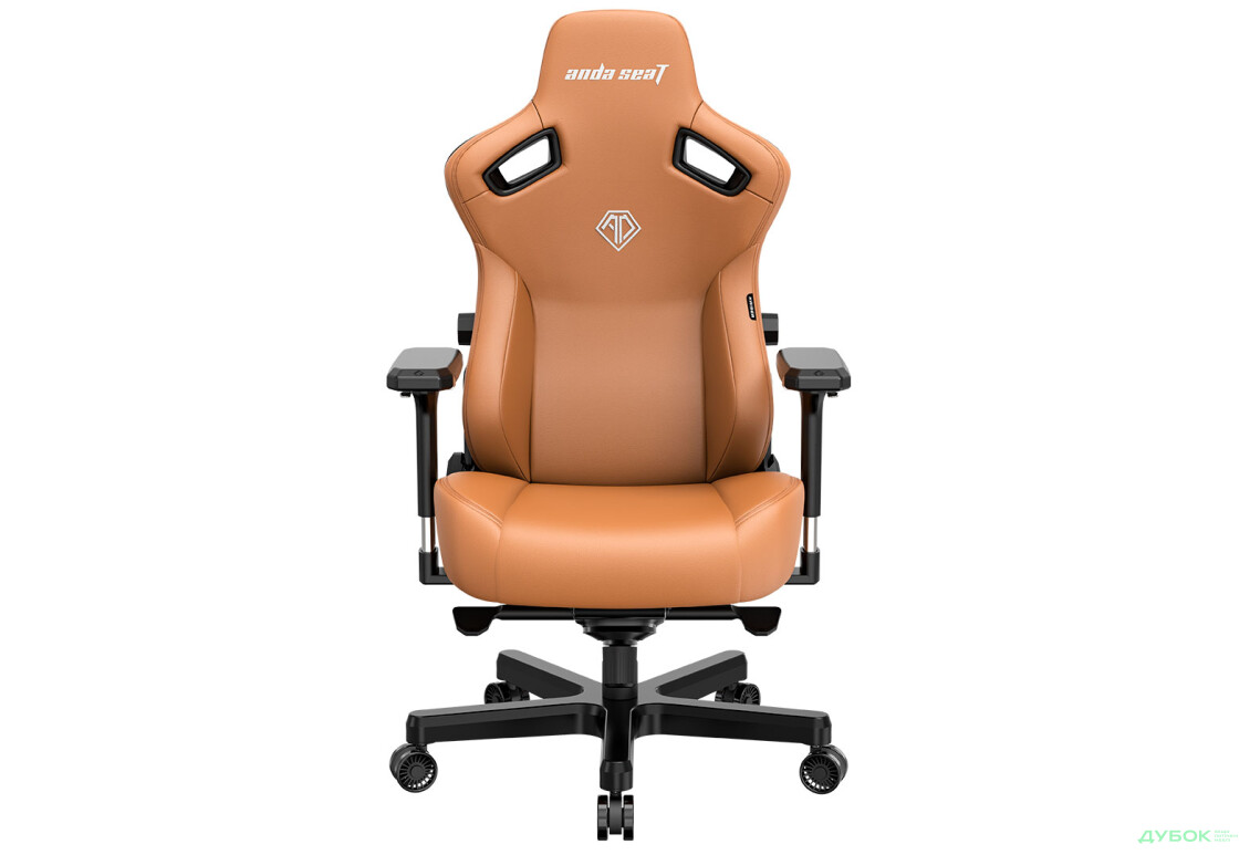 Фото 2 - Компьютерное кресло Anda Seat Kaiser 3 72x57x136 см игровое, коричневое