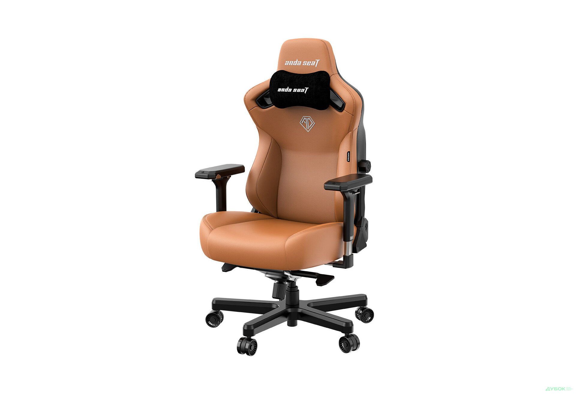 Зображення 4 - Комп'ютерне крісло Anda Seat Kaiser 3 72x57x136 см ігрове, коричневе