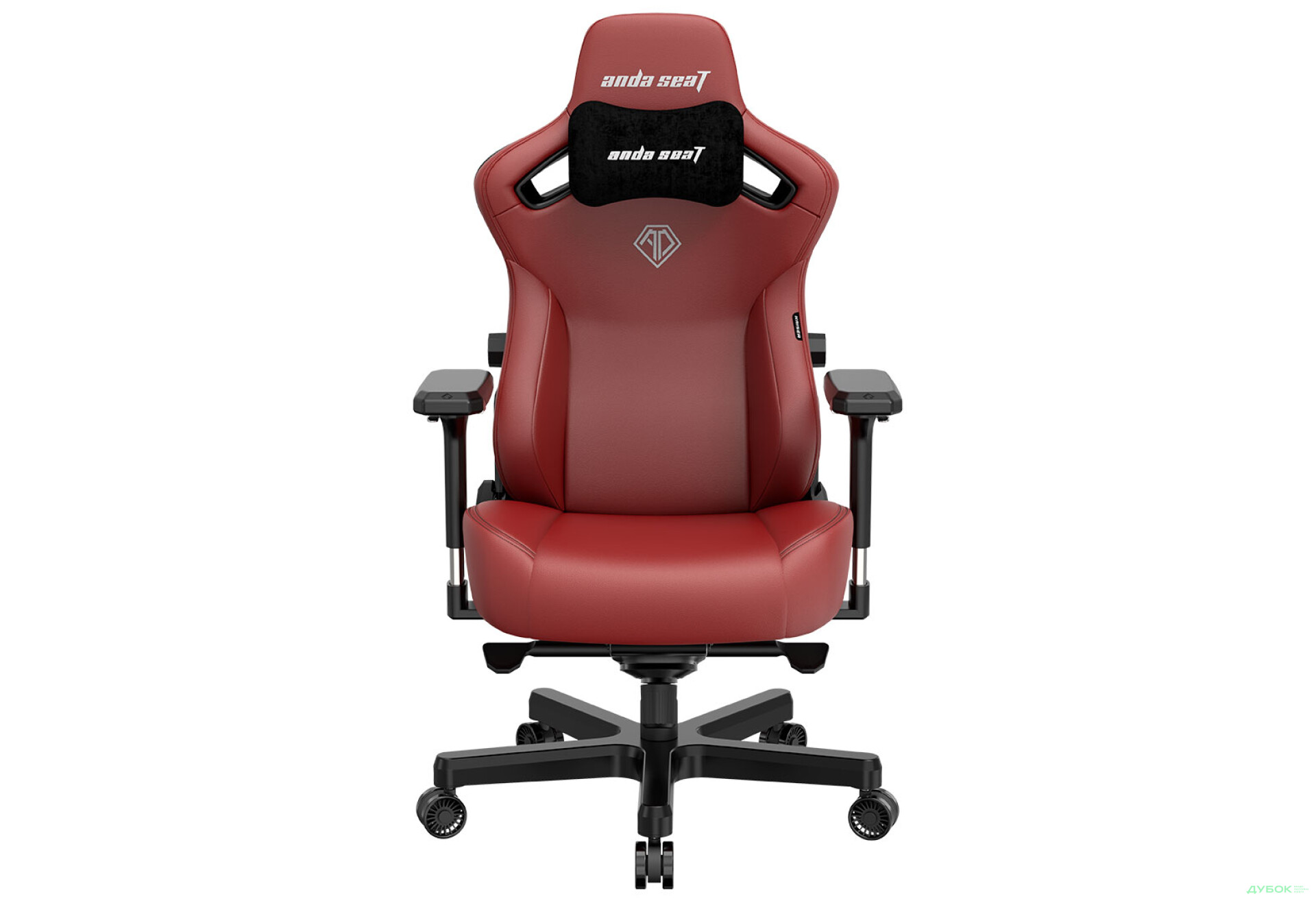 Фото 1 - Комп'ютерне крісло Anda Seat Kaiser 3 72x57x136 см ігрове, бордове