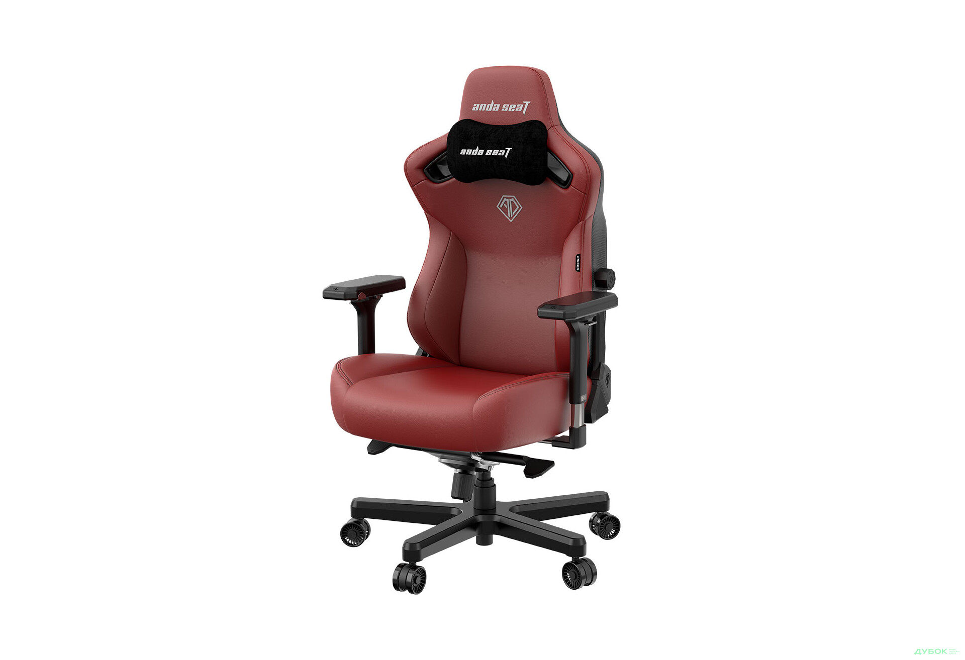 Зображення 4 - Комп'ютерне крісло Anda Seat Kaiser 3 72x57x136 см ігрове, бордове