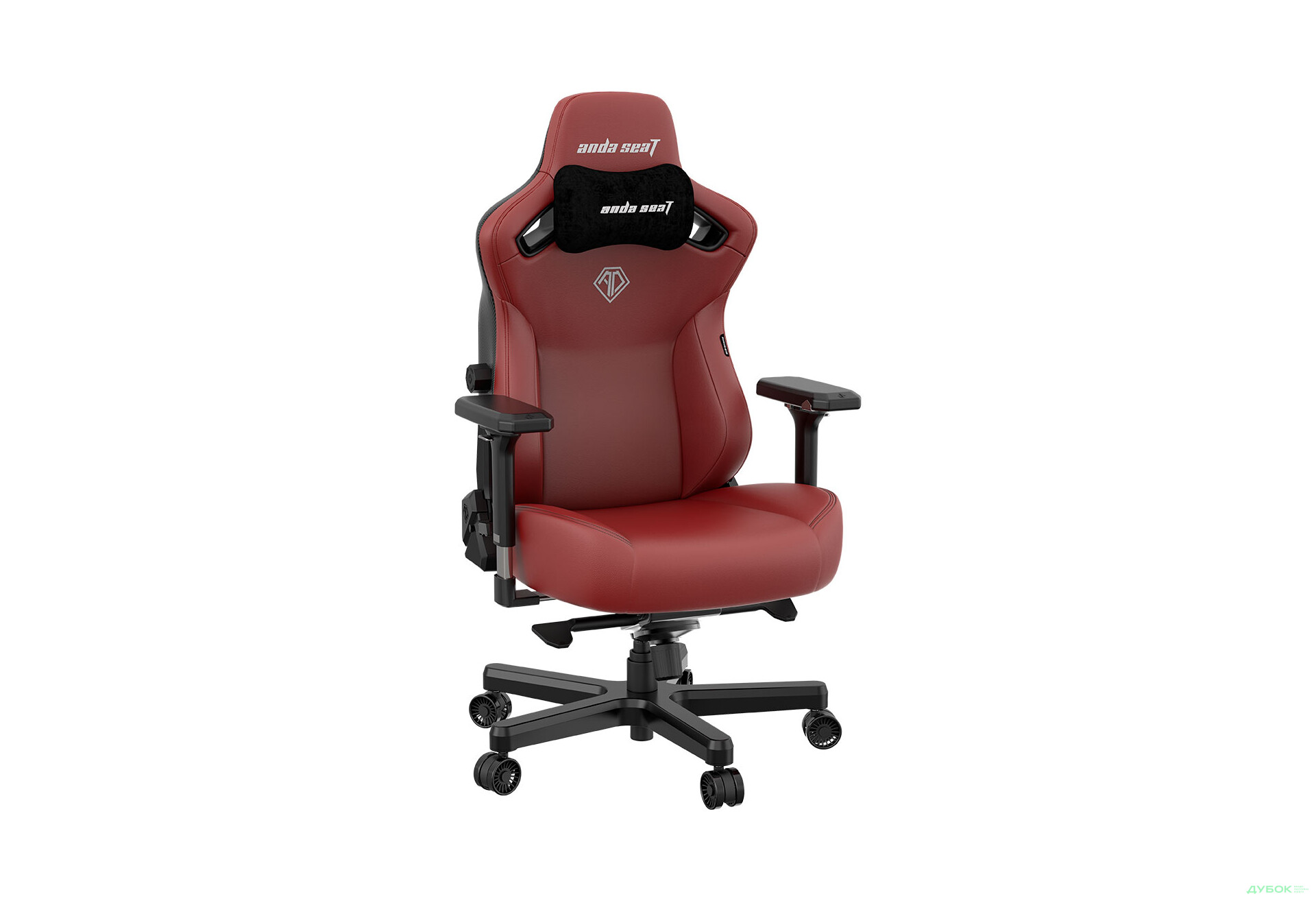 Зображення 5 - Комп'ютерне крісло Anda Seat Kaiser 3 72x57x136 см ігрове, бордове