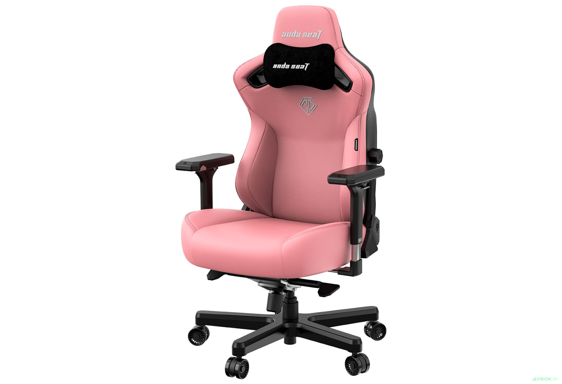 Фото 4 - Компьютерное кресло Anda Seat Kaiser 3 72x57x136 см игровое, розовое