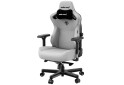 Фото 4 - Комп'ютерне крісло Anda Seat Kaiser 3 Fabric 72x57x136 см ігрове, сіре