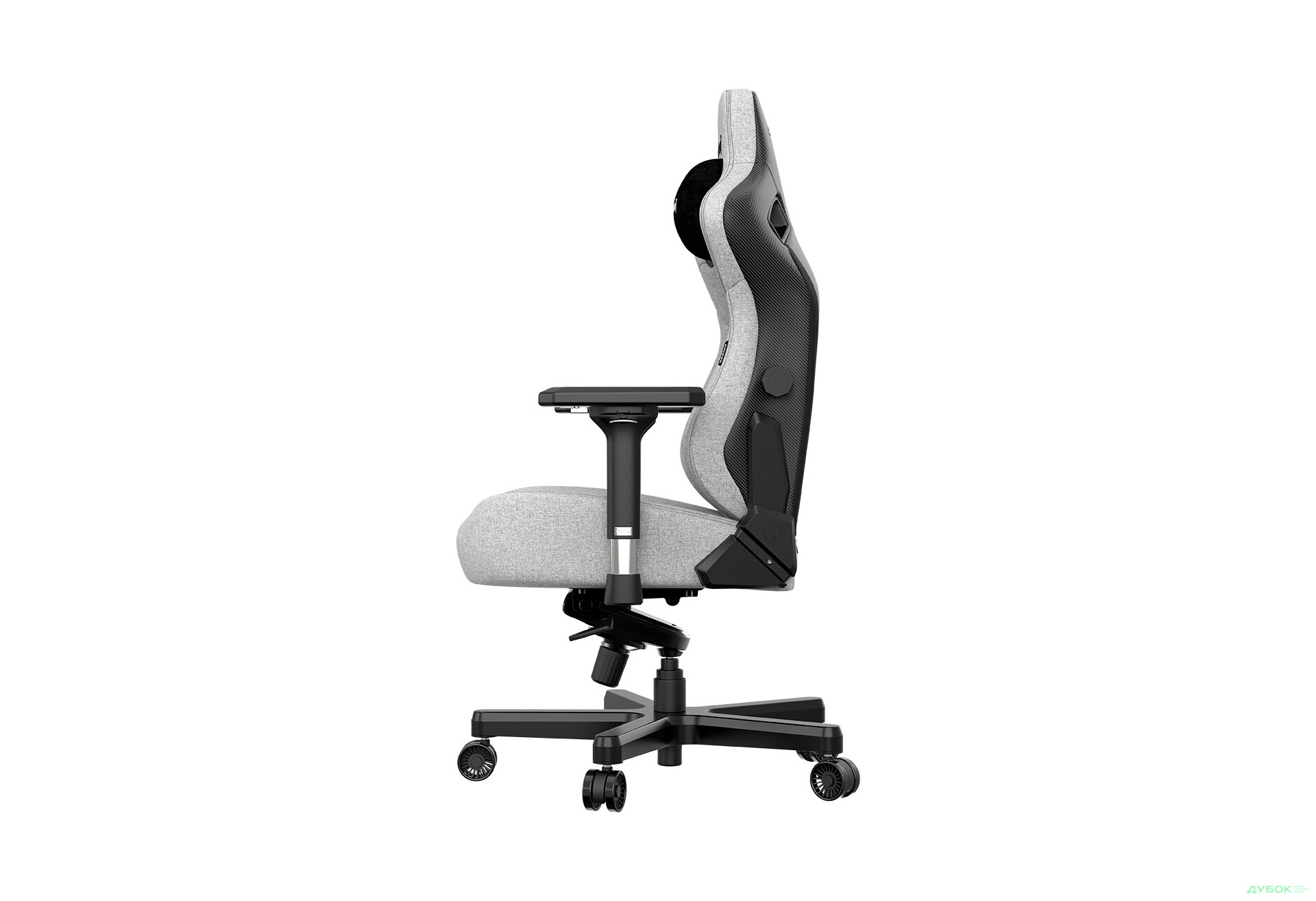 Зображення 6 - Комп'ютерне крісло Anda Seat Kaiser 3 Fabric 72x57x136 см ігрове, сіре