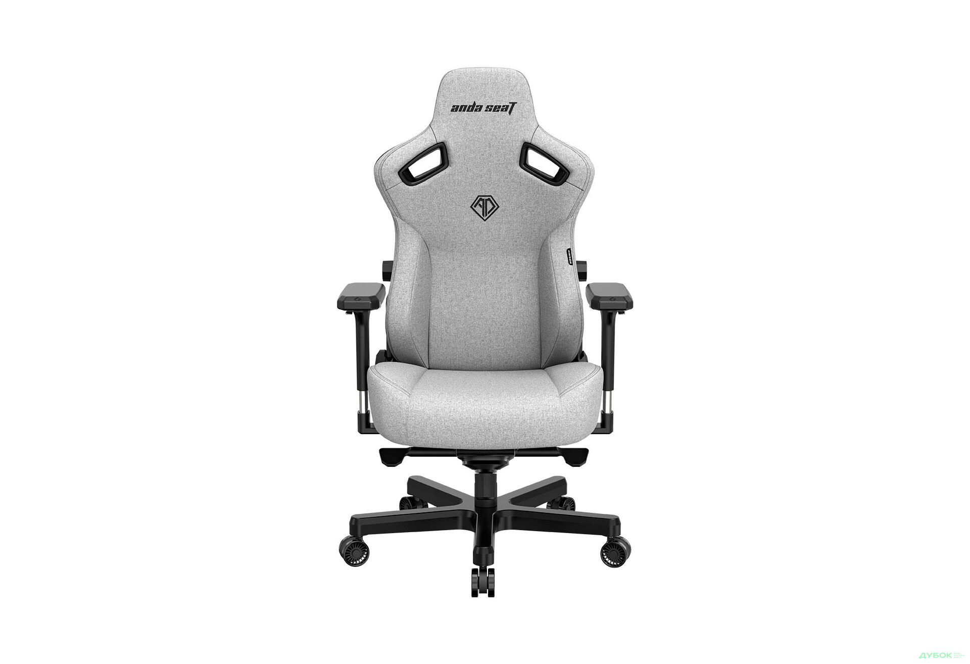 Зображення 2 - Комп'ютерне крісло Anda Seat Kaiser 3 Fabric 72x57x136 см ігрове, сіре