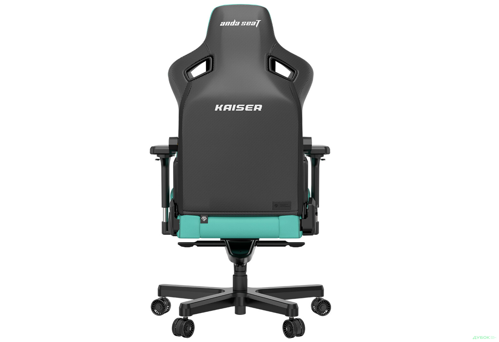 Фото 5 - Компьютерное кресло Anda Seat Kaiser 3 72x57x136 см игровое, зеленое