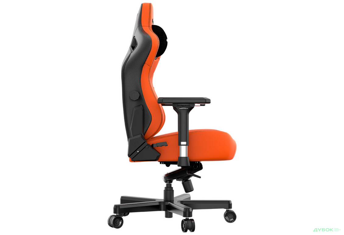 Фото 6 - Компьютерное кресло Anda Seat Kaiser 3 72x57x136 см игровое, оранжевое