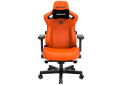 Фото 1 - Комп'ютерне крісло Anda Seat Kaiser 3 72x57x136 см ігрове, помаранчеве