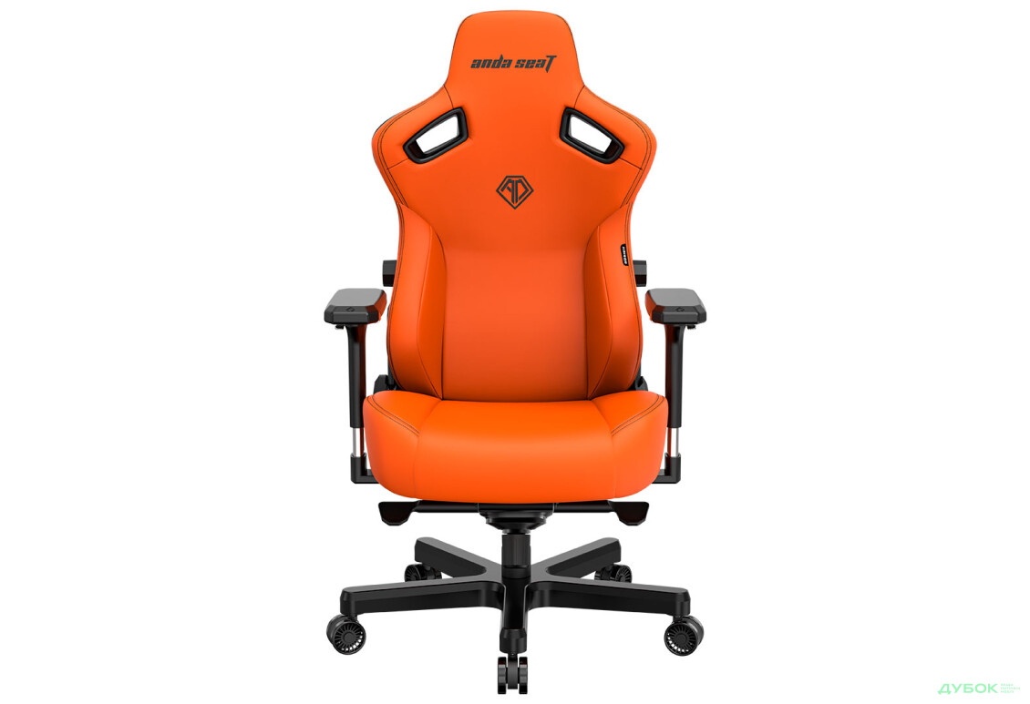 Фото 2 - Компьютерное кресло Anda Seat Kaiser 3 72x57x136 см игровое, оранжевое