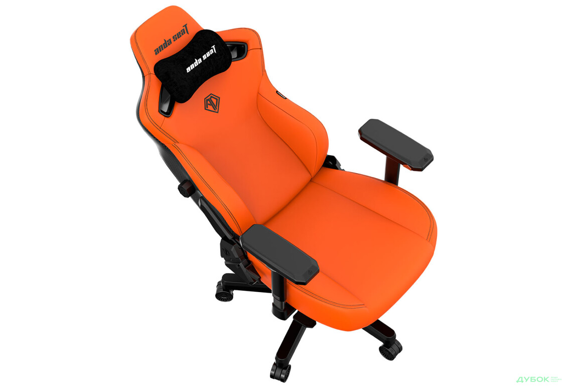 Фото 8 - Компьютерное кресло Anda Seat Kaiser 3 72x57x136 см игровое, оранжевое