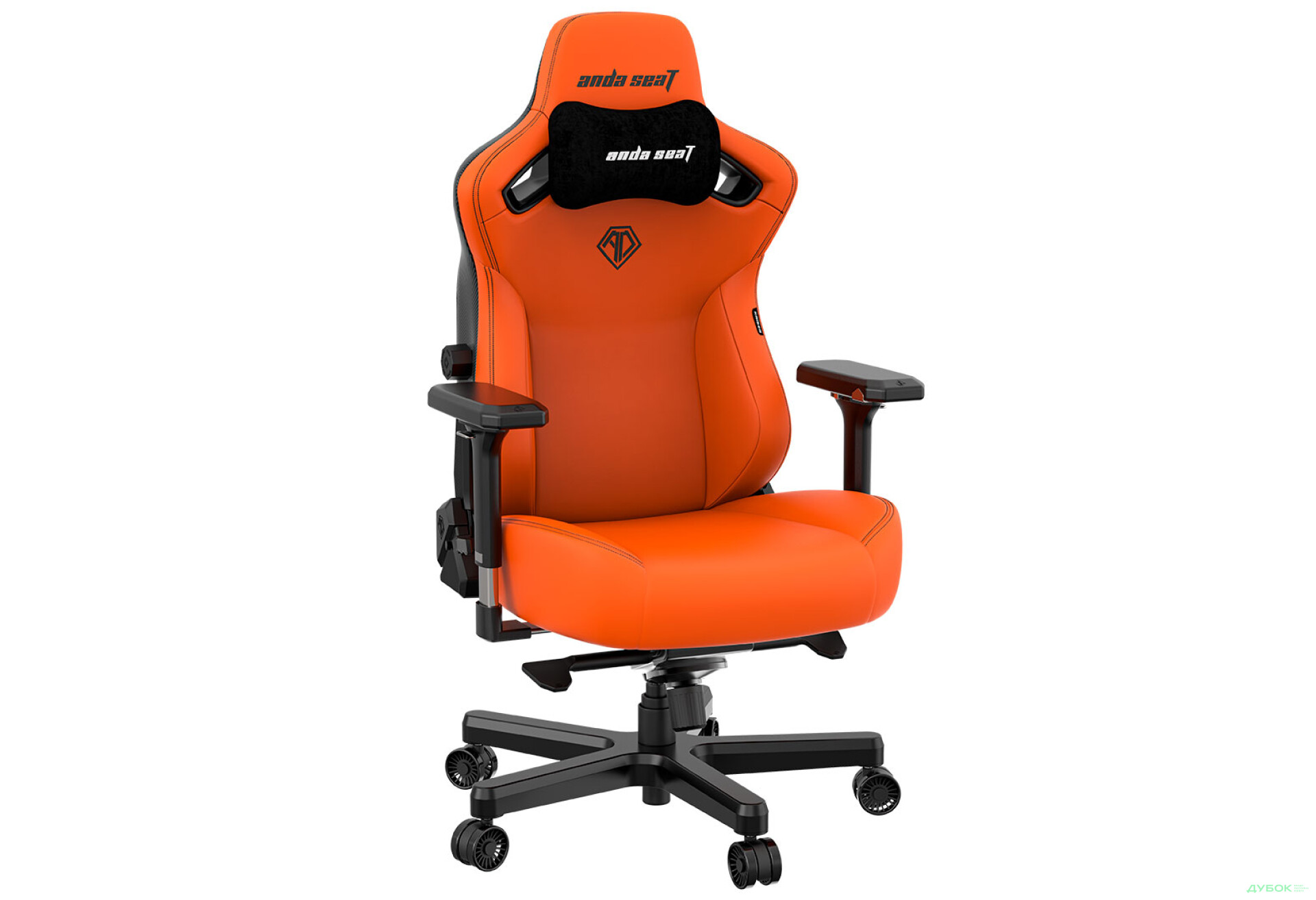 Фото 5 - Компьютерное кресло Anda Seat Kaiser 3 72x57x136 см игровое, оранжевое