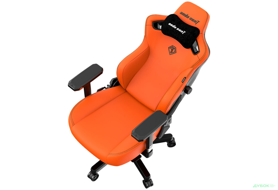 Фото 9 - Комп'ютерне крісло Anda Seat Kaiser 3 72x57x136 см ігрове, помаранчеве