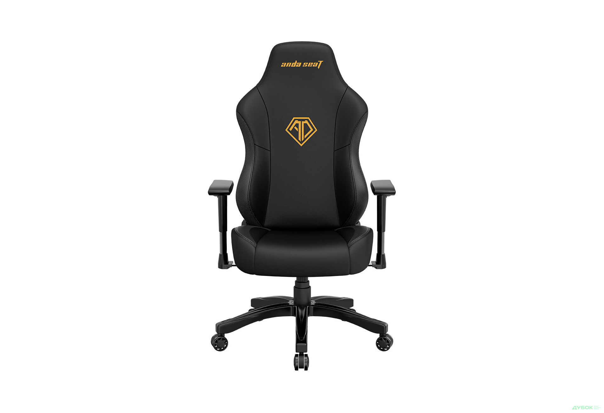 Изображение 2 - Компьютерное кресло Anda Seat Phantom 3 70x55x134 см игровое, черное с золотым
