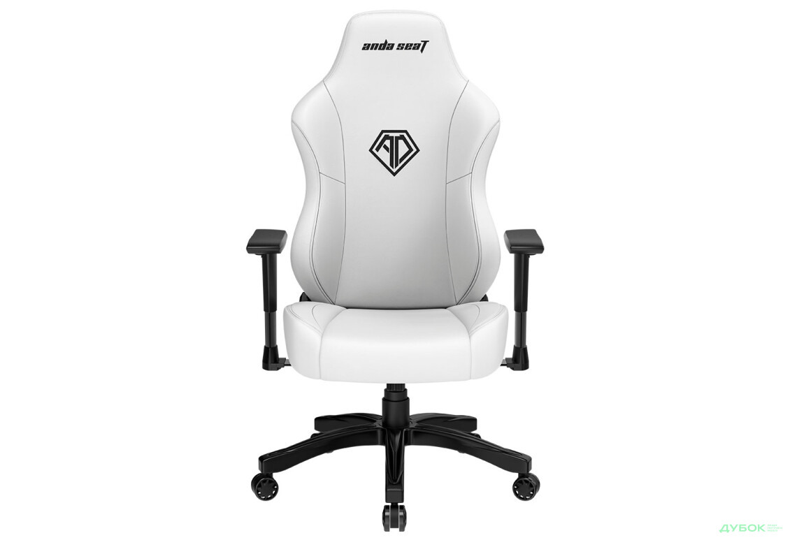 Фото 2 - Комп'ютерне крісло Anda Seat Phantom 3 70x55x134 см ігрове, біле
