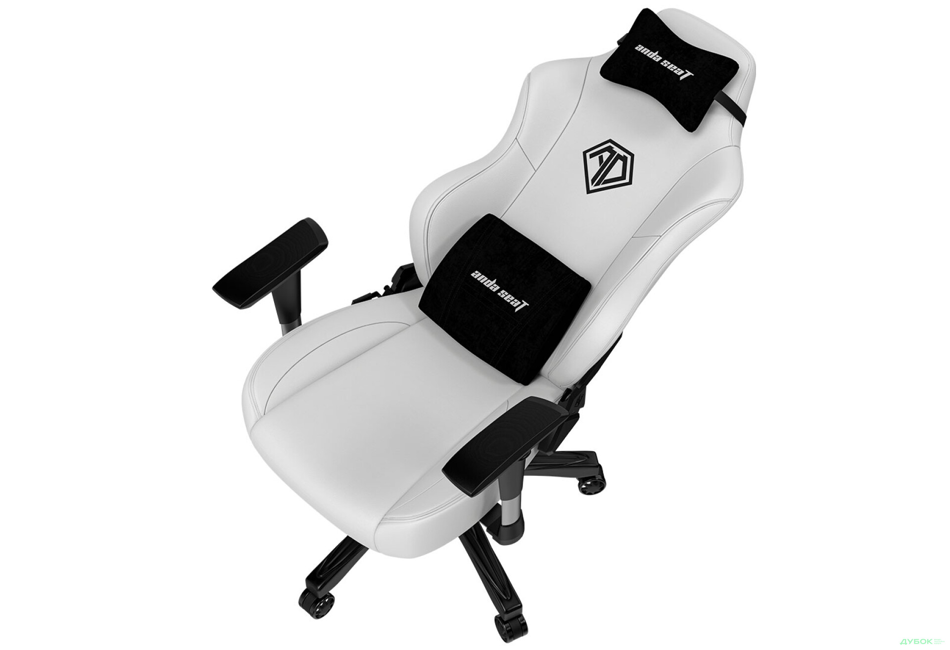Фото 9 - Комп'ютерне крісло Anda Seat Phantom 3 70x55x134 см ігрове, біле