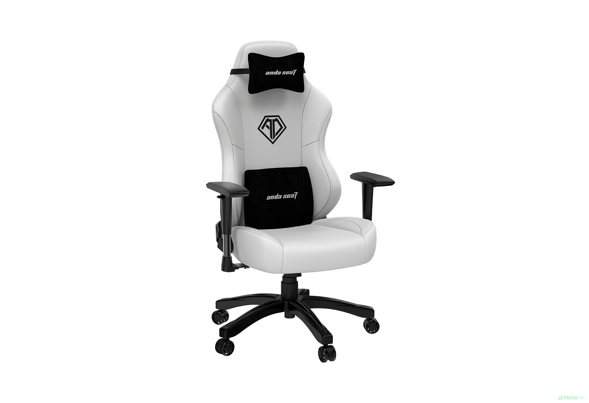 Зображення 4 - Комп'ютерне крісло Anda Seat Phantom 3 70x55x134 см ігрове, біле