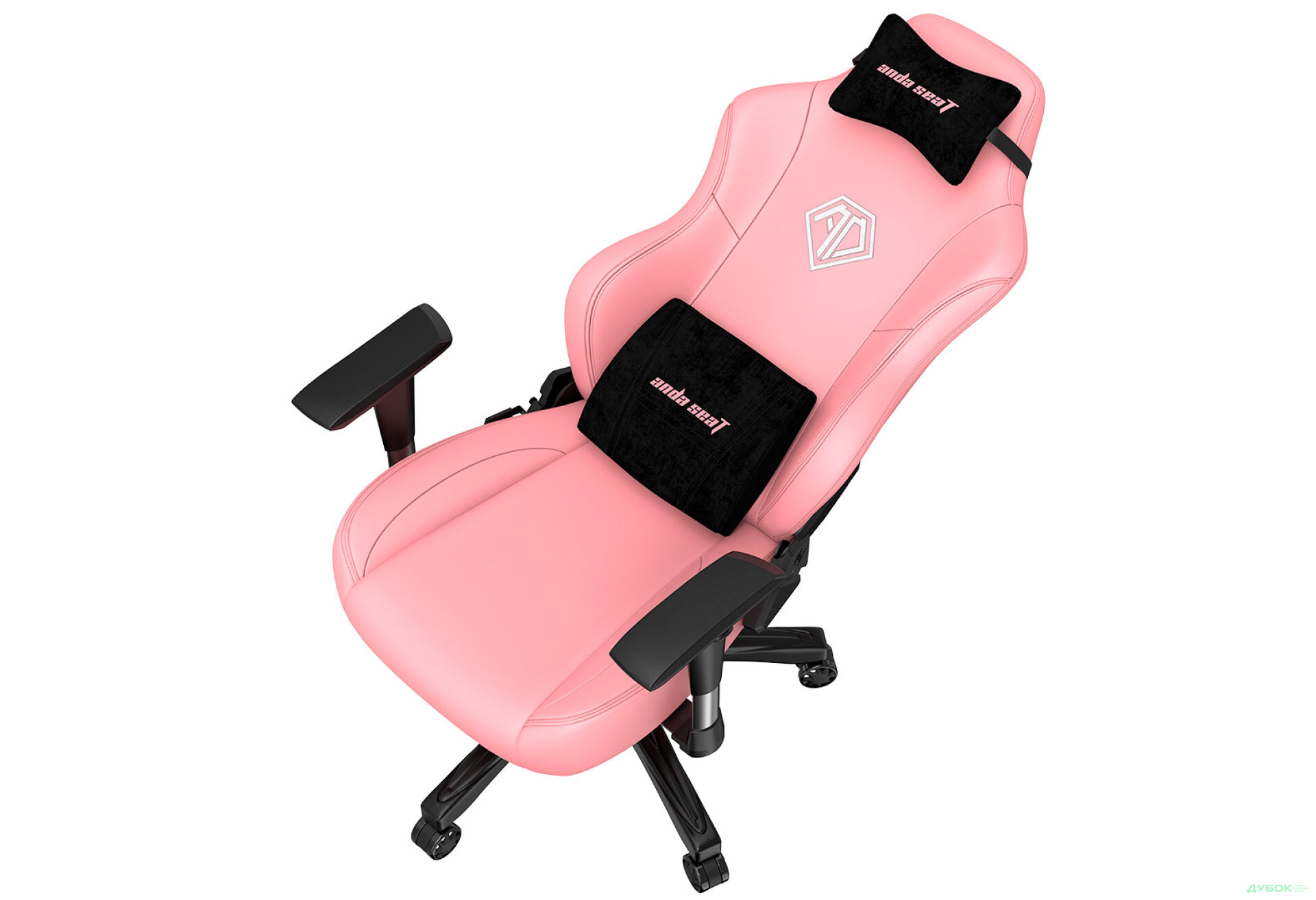 Фото 8 - Комп'ютерне крісло Anda Seat Phantom 3 70x55x134 см ігрове, рожеве