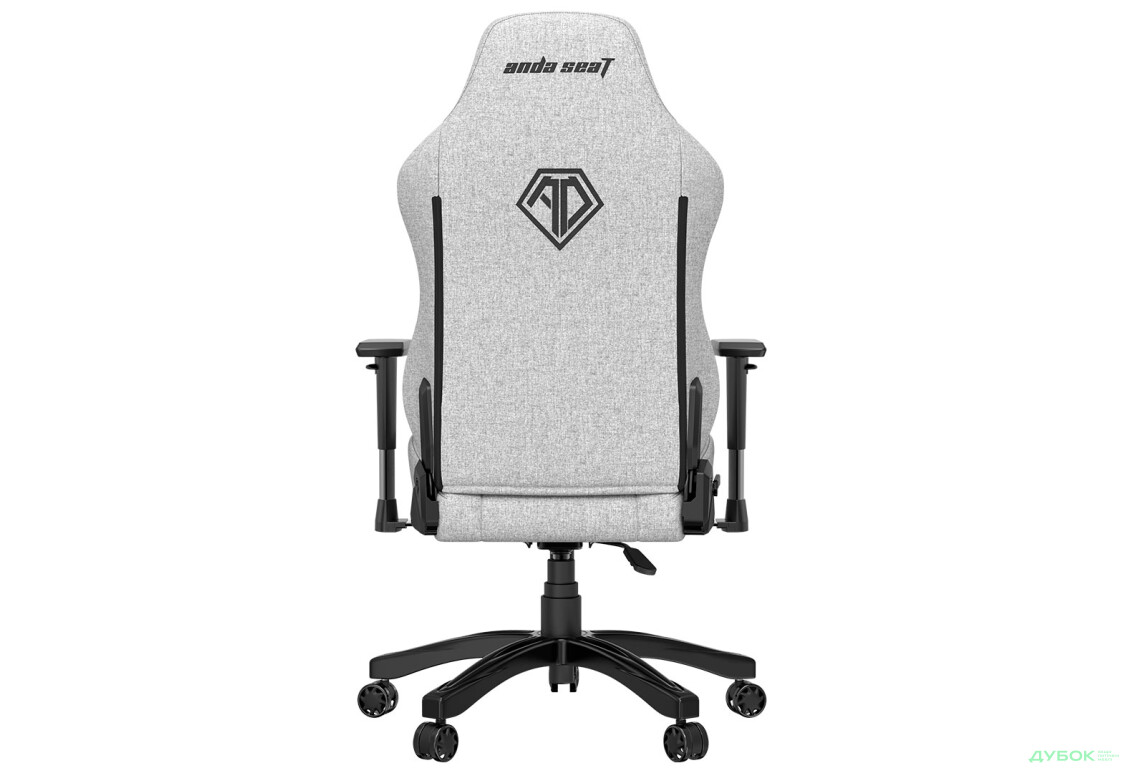 Фото 3 - Комп'ютерне крісло Anda Seat Phantom 3 70x55x134 см ігрове, сіре
