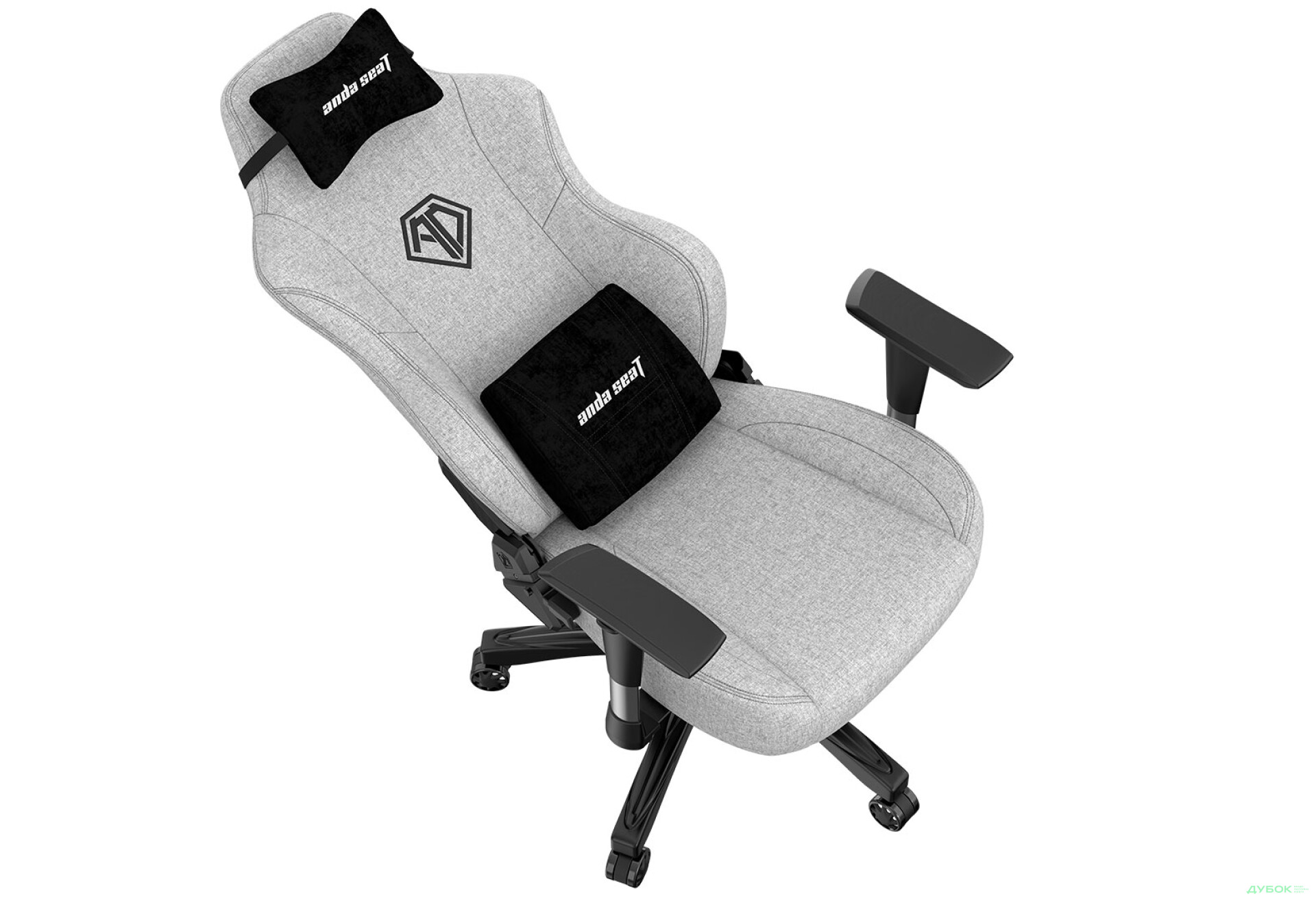 Фото 9 - Комп'ютерне крісло Anda Seat Phantom 3 70x55x134 см ігрове, сіре