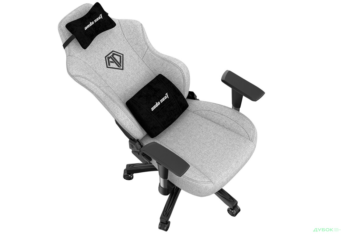 Фото 9 - Компьютерное кресло Anda Seat Phantom 3 70x55x134 см игровое, серое