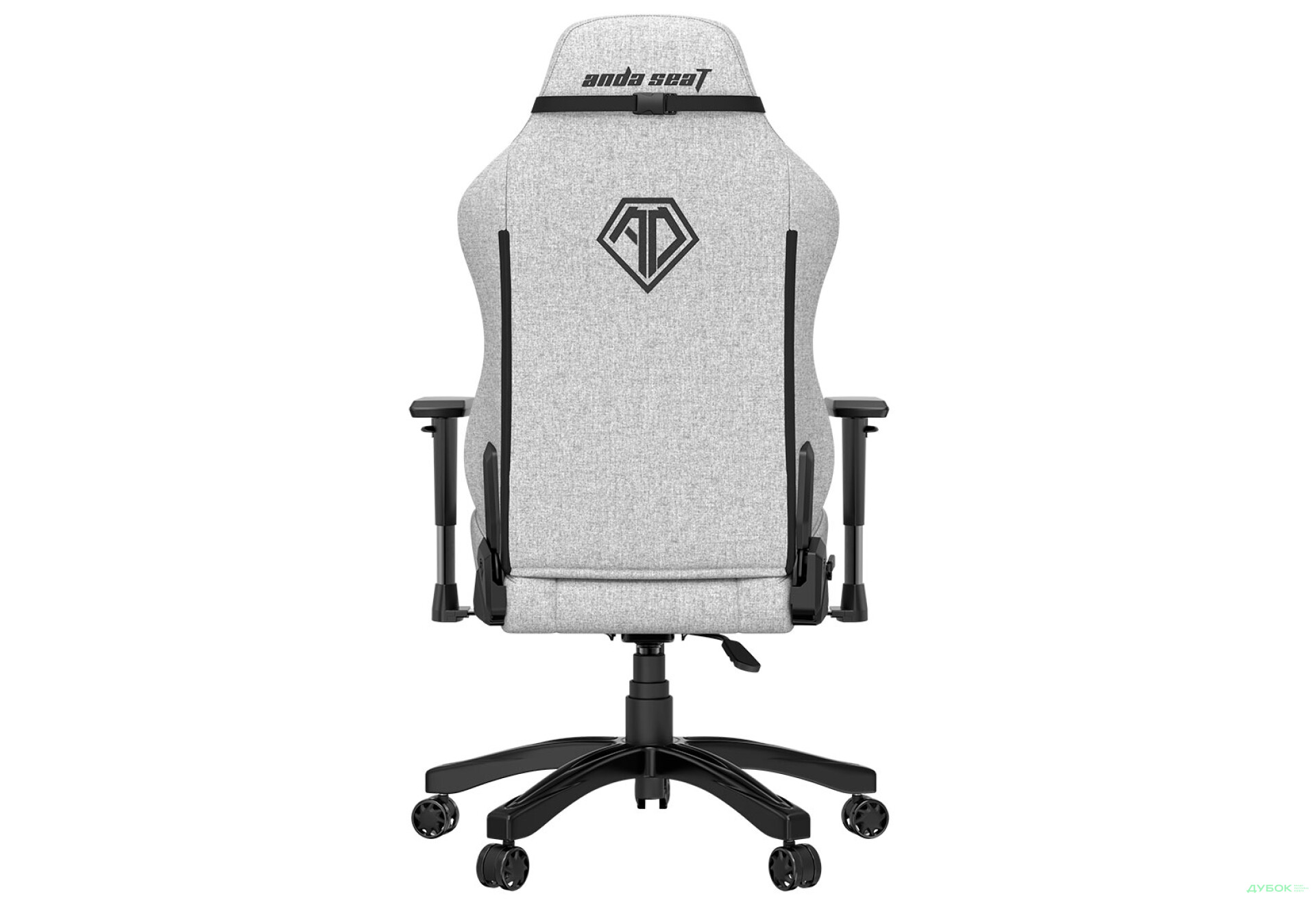 Фото 4 - Комп'ютерне крісло Anda Seat Phantom 3 70x55x134 см ігрове, сіре