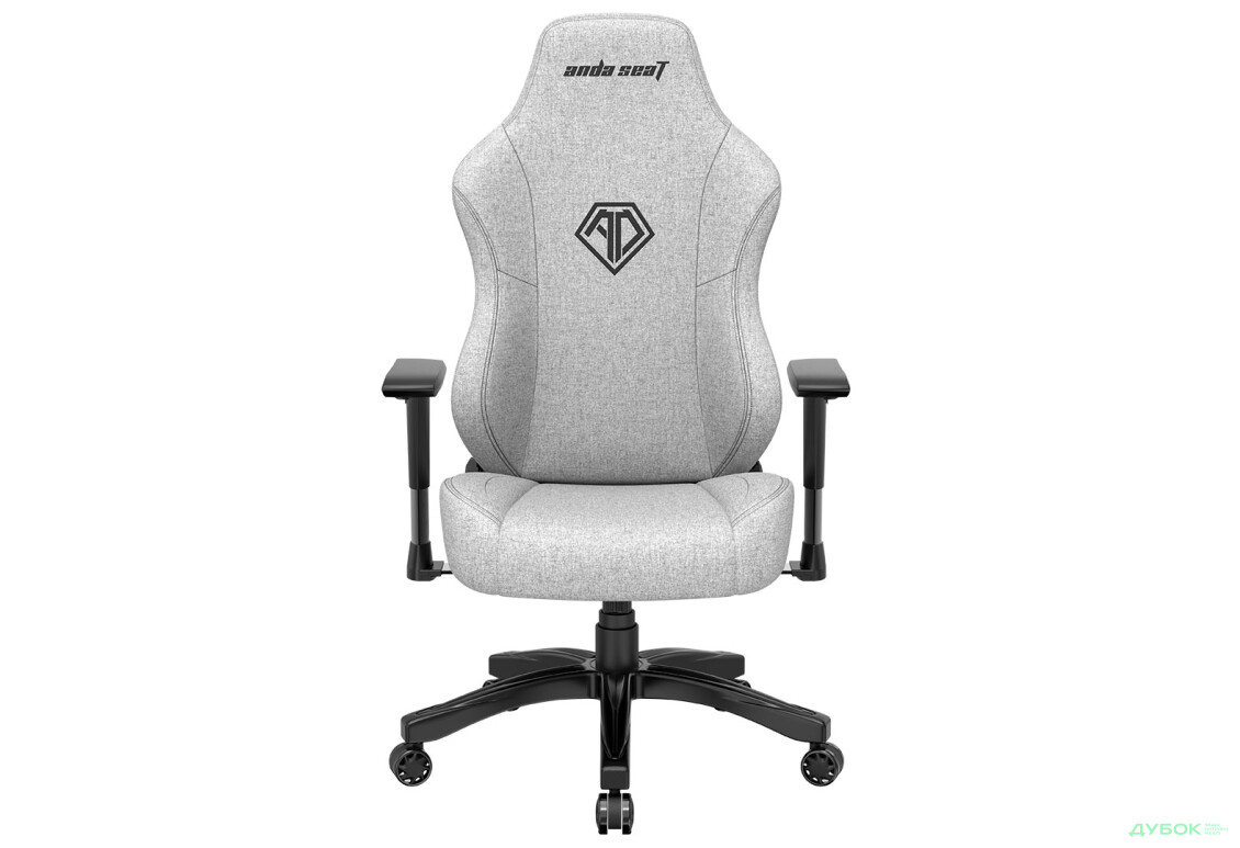 Фото 2 - Комп'ютерне крісло Anda Seat Phantom 3 70x55x134 см ігрове, сіре