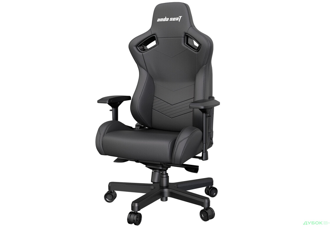 Фото 3 - Комп'ютерне крісло Anda Seat Kaiser 2 61x57x143 см ігрове, чорне