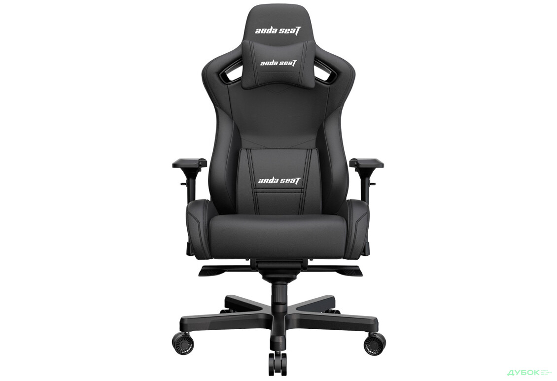 Компьютерное кресло Anda Seat Kaiser 2 61x57x143 см игровое, черное