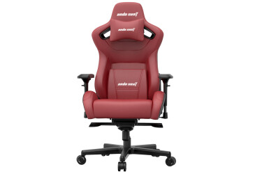 Комп'ютерне крісло Anda Seat Kaiser 2 61x57x143 см ігрове, чорно-бордове